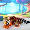 2pcs 3D Printed Tiger, Animal Creature Flexible Tiger Toys, Mother & Child Articulated Fidget Animal for Home Office Executive Desk Decoration AT001-2X view 2