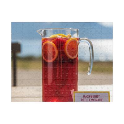Raspberry Red Lemonade Jigsaw Puzzle Idaho Made in USA, 252/520 Pieces, Premium Puzzle