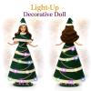 11.5-Inch Light-Up Decorative Doll with LED Dress,3 Lighting Modes (Slow Flash, Fast Flash, Steady On),Display Stand Included  A Magical Gift for Girls view 3