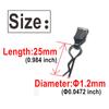 60PCS ZQToday Universal RC Body Clips with Pull Tabs for All 1/8 1/10 1/12 Scale Traxxas Redcat Axial Arrma HSP HPI Himoto Tamiya RC Car Body Clips(1.2mm Rod Black Clips and Tabs) view 4