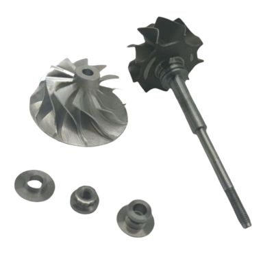 1pc MFS Billet GT1549V Turbo Rotor 702404 Axle And Wheels Compatible For Renault Master 2.2L 2.4L G9T720 90 HP 2.2L 2.4L G9T720 90 HP 2000(MFS 11baldes)