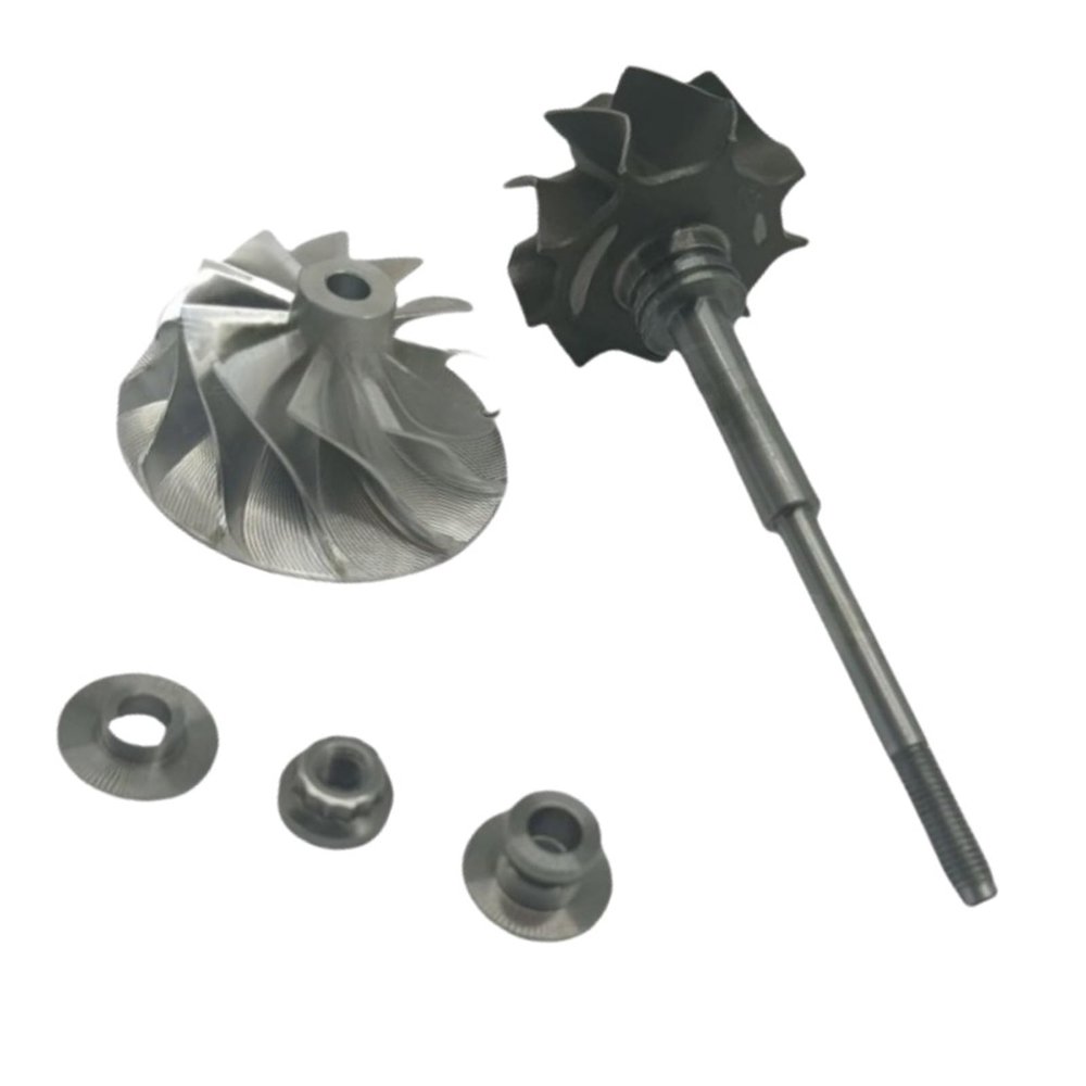 1pc MFS Billet GT1549V Turbo Rotor 702404 Axle And Wheels Compatible For Renault Master 2.2L 2.4L G9T720 90 HP 2.2L 2.4L G9T720 90 HP 2000(MFS 11baldes)