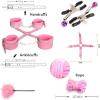 Novelty 12 Piece Leather Strength Training Combination Set, Hand, Leg, and Hip Exercise Accessories [Pink], Fun Dice Racket Tool, Couple Gift view 3