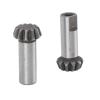 11T Pinion Gear Steel RC Car Motor Gear Durable High Performance Replacement Part for ZD Racing 9116 9020 9071 9205 9072 08421 08423 08425 08427 MT8 1/8 RC Car Silver 26mm 2PCS view 1