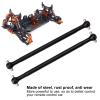 2Pcs 101.5mm 1/8 RC Car Rear Drive Shaft Steel Material for ZD Racing 08421 08427 08428 9020 9116 9203 1/8 RC Cars Black 42g view 3