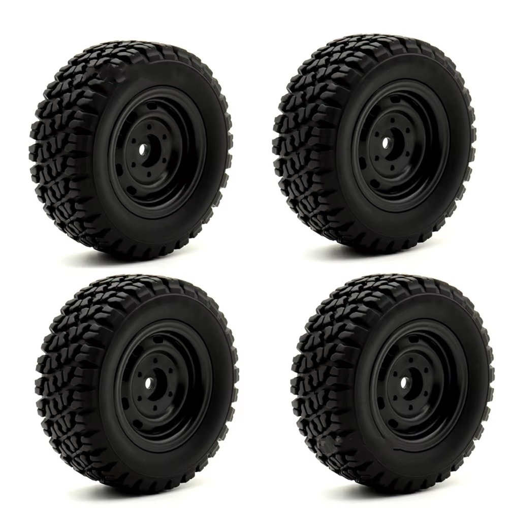 RC Wheel Tires Rims For SCY 16101 16102 16103 16106 For JJRC Q130 Hex 12mm Rubber RC Tires 6035 Off-Road RC Car Wheels Upgrade Parts
