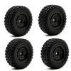 RC Wheel Tires Rims For SCY 16101 16102 16103 16106 For JJRC Q130 Hex 12mm Rubber RC Tires 6035 Off-Road RC Car Wheels Upgrade Parts view 1