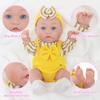 ECORELF 12 Baby Doll and Accessories, 6 Pcs Realistic Baby Doll Play Set with Clothes for Toddlers -Gift Box view 2