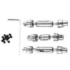 SKDUBRW RC Car Drive Shafts for WPL B16 B36 for JJRC Q60 Q63 Q64 MN77 FY004 6WD 1/16 rc Cars Upgrade Parts Accessories 3Pcs Metal Drive Shaft CVD view 3