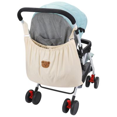 Accmor Universal Stroller Organizer, Large Storage Stroller Bag Fits for Uppababy, Nuna, Britax, Doona Strollers, Non-Slip Adjustable Storage Caddy Accessories for Stroller Crib