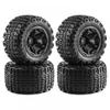 4pcs 104mm Rubber Wheel Tire with 12mm Hex Compatible with 1 16 Scale Rc Cars Like Go H16 Models 16207 16208 16209 16210 view 1