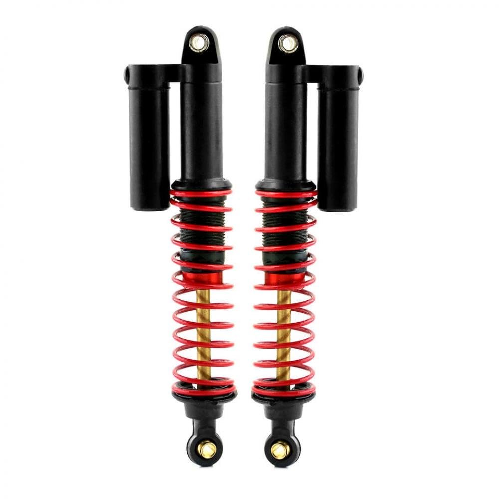 2Pcs Metal Shock Absorber Negative Pressure Damper Set Compatible with 1 10 Scale RC Cars Trucks Crawlers R100 Models