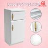 1/12 Scale Dollhouse Refrigerator Miniature Fridge Kitchen Furniture Wooden Doll House Mini Accessories Living Room Dining Decoration Modern Playhouse Decor Prop Model, White (2.4x2.1 x5.2inch) view 3