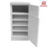 1/12 Scale Dollhouse Refrigerator Miniature Fridge Kitchen Furniture Wooden Doll House Mini Accessories Living Room Dining Decoration Modern Playhouse Decor Prop Model, White (2.4x2.1 x5.2inch) view 4