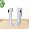 1/6 Scale Female Figure Boots High Heeled Shoes,Doll Accessories,Sturdy,Trendy,Miniature Action Figure Shoes for 12" Figures, White view 4