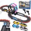 Slot Car Race Track Sets with 4 High-Speed Racing Car, 20ft Electric Race Car Track for Boys and Kids, Dual Racing Game Lap Counter Circular Overpass Track,Toys Gifts for Adults Boys Ages 6 7 8-12 view 1