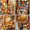 Miniature House Kit, Dollhouse Kit, Miniature Kit, DIY Mini House Building Kit for Adult Teen, Fairy Tale Wonderhouse Dollhouse Shop view 4