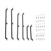RC Car Body Shell Handrail Metal Upgrade Replacement Accessory Sturdy Durable Realistic Decoration for AXIAL HSP HPI Black 75mm 135mm 150mm 6 Pack view 1