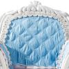 1/12 Scale Dollhouse Single Sofa Model for Scene Decoration 10x8.5cm, Blue view 4