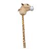 ToysCentral Basics Horse Riding Toy with Sound, Stick Horse for, Beige view 1