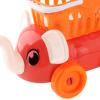Shopping Cart for Kids, Pretend Grocery Cart, Supermarket Cart Toy Interactive Creative Toy Role Playing for Boys Girls Kids, Rose Red view 2