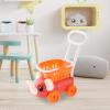 Shopping Cart for Kids, Pretend Grocery Cart, Supermarket Cart Toy Interactive Creative Toy Role Playing for Boys Girls Kids, Rose Red view 4