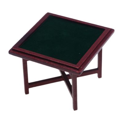 1/12 Miniature Mahjong Set, Dollhouse Gaming Table Chairs, Mahjong Furniture Model, Mahjong Table