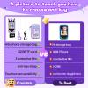 Kids Smart Phone for Girls, Christmas Birthday Gifts for Girls Age 3-10 Kids Toys Cell Phone, 2.8" Touchscreen Toddler Learning Play Toy Phone with Dual Camera, Game, Music Player, 32GB Card & Bag view 4