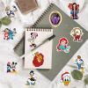 100PCS Cute Cartoon Disney Character Stickers Kids Stickers Pack Cute Cartoon Princess Deals for Kids Teens Waterproof Vinyl Water Bottles Laptop Princess Sticker for Party Dcor School Reword for Kid view 2