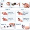 12Pcs Magnetic Adults Fidget Toys Rings,Stocking Stuffers for Kids 8-12,Fidget Spinner Rings for Anxiety Relief Therapy ,Party Favors Gifts for Teen Boy and Girl view 4