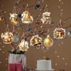 12pcs Christmas Decoration Gift Hangers  Elegant Gold Christmas Tree Ornament Hangers for Party & Holiday Decor view 4