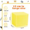 24PCS Foam Cubes 5"x5"x5"- Foam Pit Blocks Set, Soft Stacking Blocks for Indoor Games,Trampolines, Gymnastics, Parkour & Action Sport (Pink and Yellow) view 2