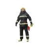 TTETTZ 1/64 Resin Firefighter Figures Tiny People Model Realistic Collectibles Sand Table Ornament for Diorama Building DIY Scene Layout Decoration, Style C view 1