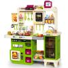 Pupu Pig Kids Kitchen Playset, Play Kitchen with Electric Stove, Grill, Sink, Play Food, ToyKitchen Accessories, Kitchen Interactive Play with Lights Sound Steam, Cooking Toys for Toddler Kid Gifts view 1