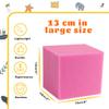 24PCS Foam Cubes 5"x5"x5"- Foam Pit Blocks Set, Soft Stacking Blocks for Indoor Games,Trampolines, Gymnastics, Parkour & Action Sport (Pink and Orange) view 2
