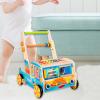 TTETTZ Push Walking Toy Activity Center Stand, Push, Walk Learning and Walking Toy Music Toy for 12~18 Months Children, Bear view 2