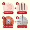 Candy House Play Tent for Kids and Pets Santa & Jingle Bells Holiday Playhouse Dog House Cat House with Roll-Up Door and Side Window, Easy Setup Kids and Pets Play House view 4