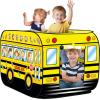 Dolanus School Bus Truck Play Tent Pop up for Kids Age 3, Playhouse Toys for 3 4 5 Kid Years Old Toddlers Boys Girls, Indoor Outdoor School Bus Toy, Birthday Gifts for 3+ Year Old Baby view 1