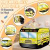 Dolanus School Bus Truck Play Tent Pop up for Kids Age 3, Playhouse Toys for 3 4 5 Kid Years Old Toddlers Boys Girls, Indoor Outdoor School Bus Toy, Birthday Gifts for 3+ Year Old Baby view 2