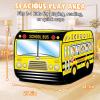 Dolanus School Bus Truck Play Tent Pop up for Kids Age 3, Playhouse Toys for 3 4 5 Kid Years Old Toddlers Boys Girls, Indoor Outdoor School Bus Toy, Birthday Gifts for 3+ Year Old Baby view 4