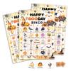 Happy Booday Bingo Game Cards, Halloween Party Games, Happy Booday Party Game Decor, Fall Holiday Games, Bingo Sets for Adults Large Group, Halloween Theme Party Activity Supplies -A16 view 1