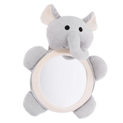 FOYTOKI Cartoon Car Mirror Shatterproof Acrylic Safety Observation Mirror for Car Seat Easy Installation Cute Animal Design for Boys