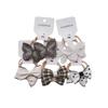 10Pcs Fashion Girls Rubber Band, Kids Cute Floral Bow Headwear, Stretchy Hair Rope Accessories view 1