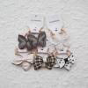 10Pcs Fashion Girls Rubber Band, Kids Cute Floral Bow Headwear, Stretchy Hair Rope Accessories view 4