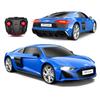 AEROQUEST 1:24 Audi R8 Coupe Remote Control CarBlue view 1