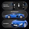AEROQUEST 1:24 Audi R8 Coupe Remote Control CarBlue view 4