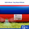 Wellcomer 22FT Inflatable Gaga Ball Pit Arena, Portable Gagaball Court with Built-in Blower for Indoor Outdoor, Team Building, Events, Backyard Activities, Easy Setup & Storage view 4