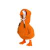 7 Inch Desk Goose Outfits Hoodies Tabletop Goose Accessory Mini Porch Goose Costume Magnetic Goose Statue Key Holder Clothes for Table Decor (Orange) view 1