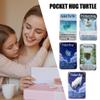 5PCS Animal Pocket Hug Gifts, Mini Resin Animal Hug Token, Cute Pocket Hug Turtle Keepsake with Positive Cards, Encouragement Greeting Card Gifts for Friend Birthday Thanksgiving Anniversary view 3