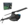 HOENTECH C128 RC Helicopter with 1080P Camera, 4CH Single-Rotor Brushless Military Drone with Optical Flow & Altitude Hold, One-Key Takeoff, RTF RC Aircraft for Adults & Beginners view 2